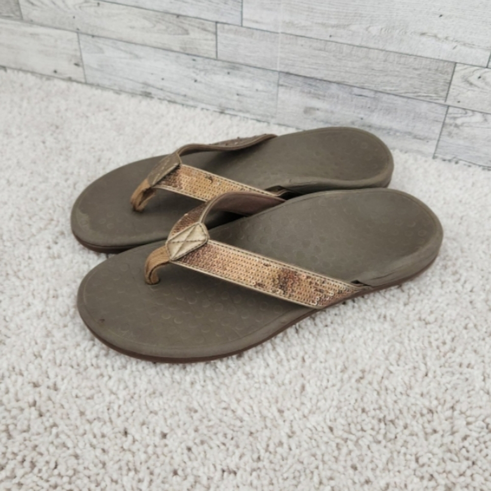 Vionic Tide Sequins Toe Post Sandals